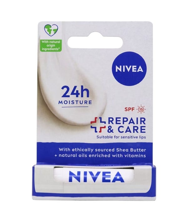 NIVEA 24H MOISTURE REPAIR AND CARE BAUME À LÈVRES SPF15 