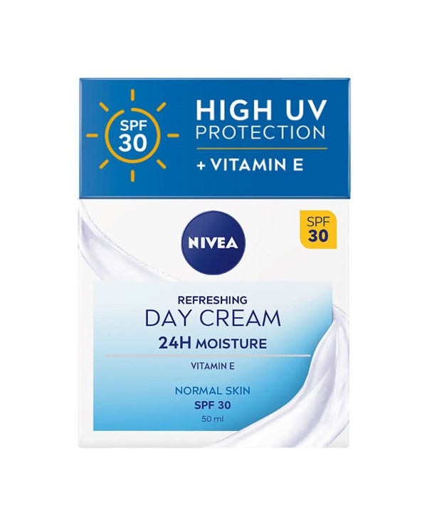 NIVEA CRÈME DE JOUR RAFRAÎCHISSANTE 24H HYDRATATION SPF30 
