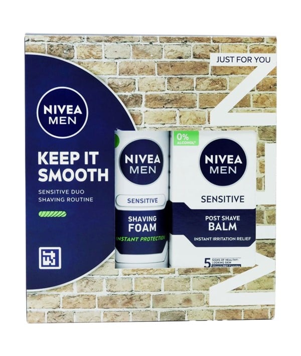 NIVEA MEN COFFRET CADEAU KEEP IT SMOOTH SENSITIVE DUO