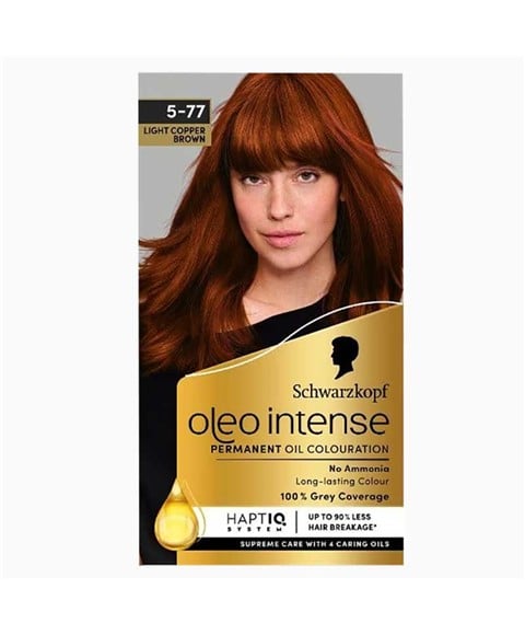 OLEO COLORATION PERMANENTE À L'HUILE PERMANENTE INTENSE 5 77 CUIVRE CLAIR B
