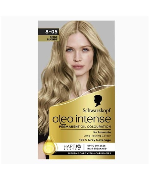 OLEO COLORATION PERMANENTE À L'HUILE PERMANENTE INTENSE 8 05 BEIGE BLOND 