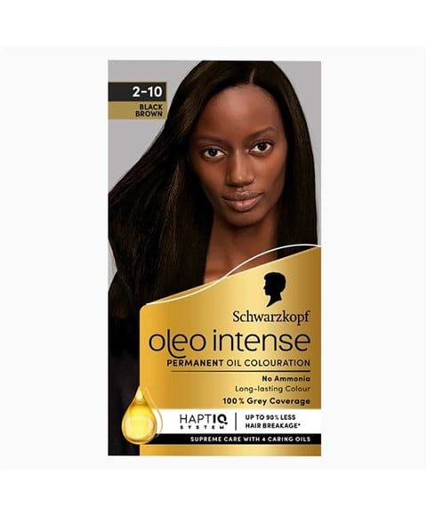 OLEO INTENSE COLORATION PERMANENTE À L'HUILE 2 10 NOIR BRUN 