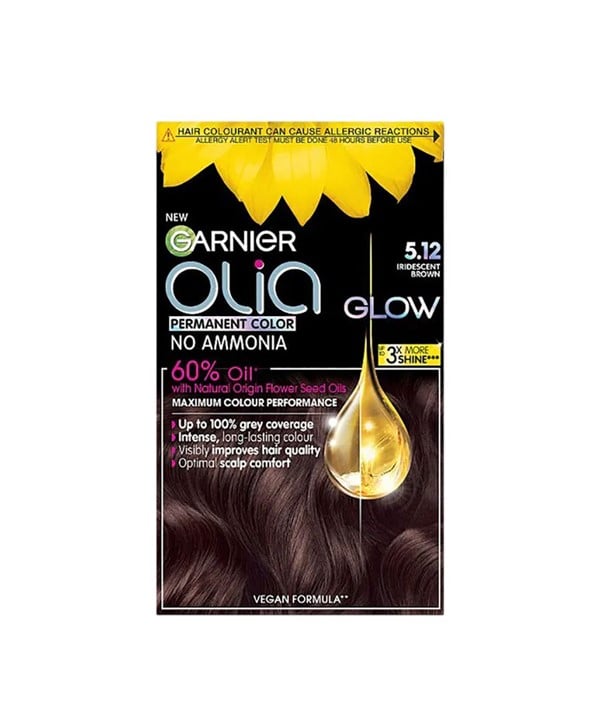 OLIA GLOW COULEUR PERMANENTE 5.12 BRUN IRISÉ