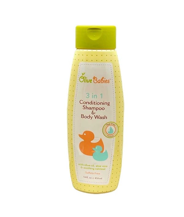 OLIVE BABIES SHAMPOOING conditionnant et nettoyant pour le corps 3 en 1 