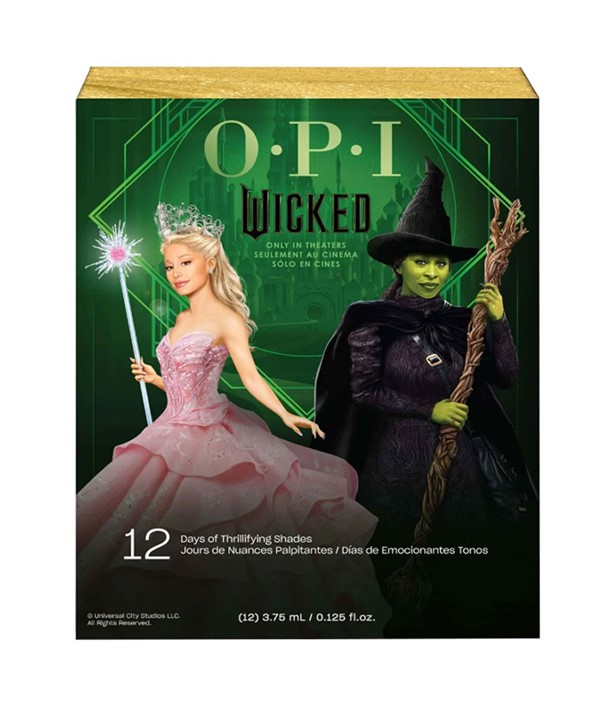 OPI WICKED NAIL LACQUER MINI COFFRET CADEAU 12 PIÈCES 