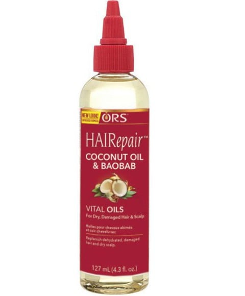 ORS HAIREPAIR HUILE DE COCO ET HUILES VITALES DE BAOBAB POUR CHEVEUX A