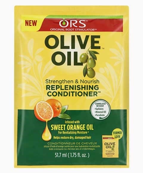 ORS L'HUILE D'OLIVE RENFORCE ET NOURRIT UN CONDITIONNEMENT RÉPARATEUR