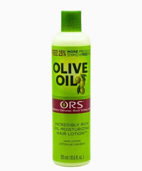 ORS LOTION CAPILLAIRE HYDRATANTE À L'HUILE D'OLIVE À L'HUILE DE RICIN 