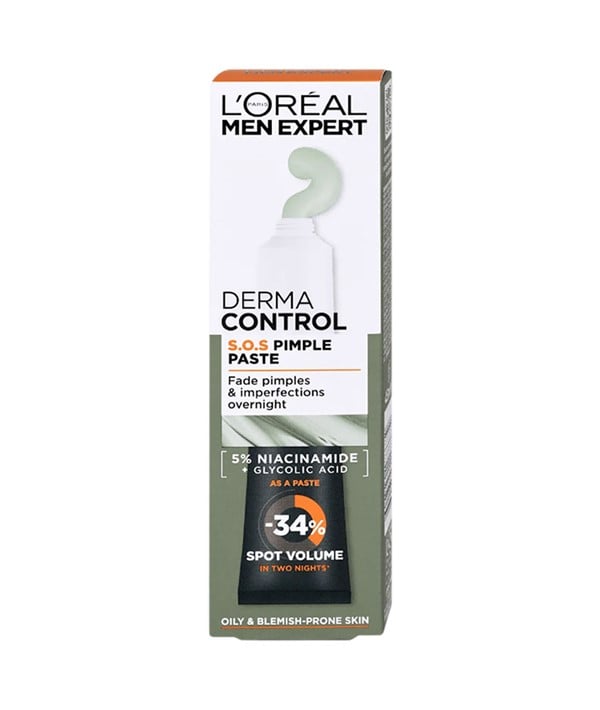 Pâte à boutons SOS MEN EXPERT DERMA CONTROL 