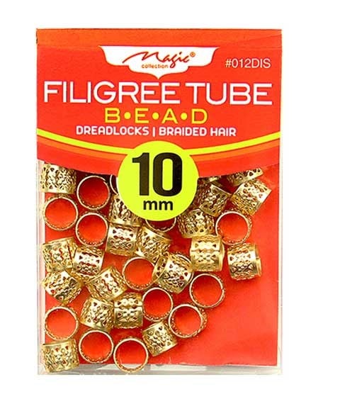 PERLE TUBE EN FILIGRANE DE LA COLLECTION MAGIC 012DIS DORÉE 