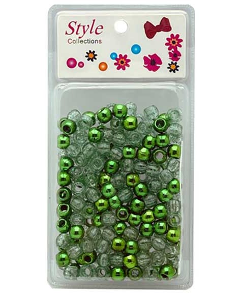 PERLES À CHEVEUX STYLE COLLECTION BD008 VERT
