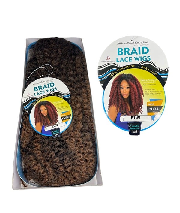 PERRUQUE EN DENTELLE TRESSE SYNTHÉTIQUE MISS CUBA KALI ESSENTIAL