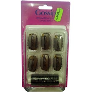 PINCES À TISSER GOSSIP BROWN AVEC FIL 36PCS
