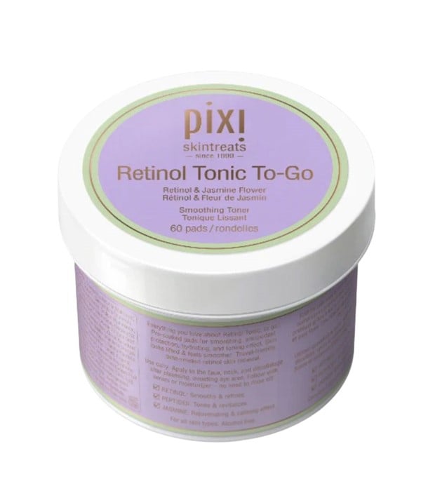 PIXI RETINOL TONIC TO GO TAMPONS DE TONER PRÉ-IMPREMÉS 