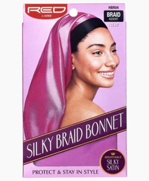 RED BY KISS SILKY BRAID BONNET ASSORTI HBR04 