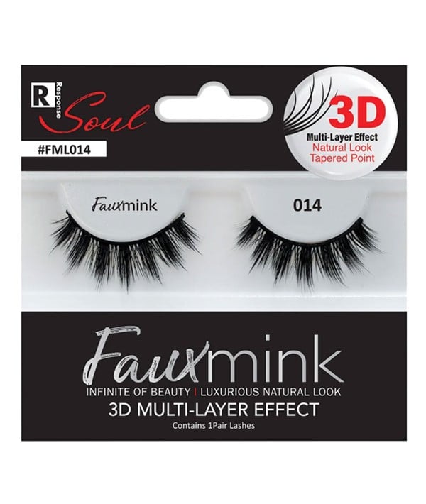 RESPONSE SOUL FAUX MINK 3D EFFECT EYELASH 014 