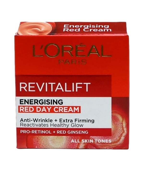 REVITALIFT RED GINSENG CRÈME ROUGE ÉNERGISANTE DE JOUR