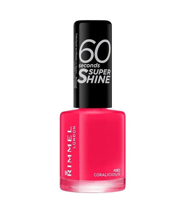 RIMMEL VERNIS À ONGLES SUPER BRILLANT 60 SECONDES 430 CORALICIOUS