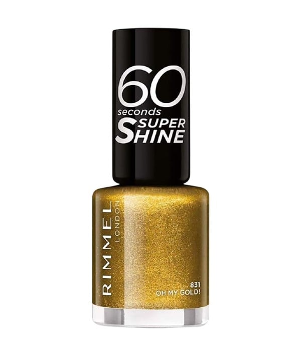 RIMMEL VERNIS À ONGLES SUPER BRILLANT 60 SECONDES 831 OH MY GOLD