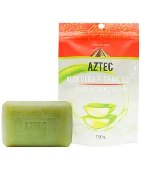 SAVON ANTI-ÂGE AU GEL D'ALOE VERA ET D'ESCARGOT