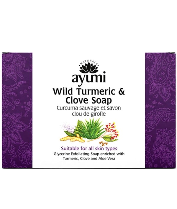 Savon au curcuma sauvage et aux clous de girofle AYUMI NATURALS 