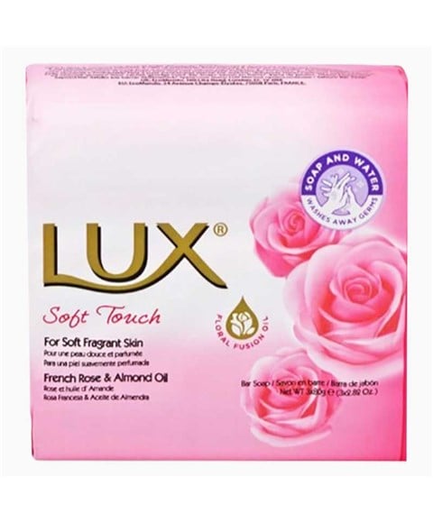 SAVON EN BARRE LUX SOFT TOUCH À L'HUILE DE ROSE FRANÇAISE ET D'AMANDE