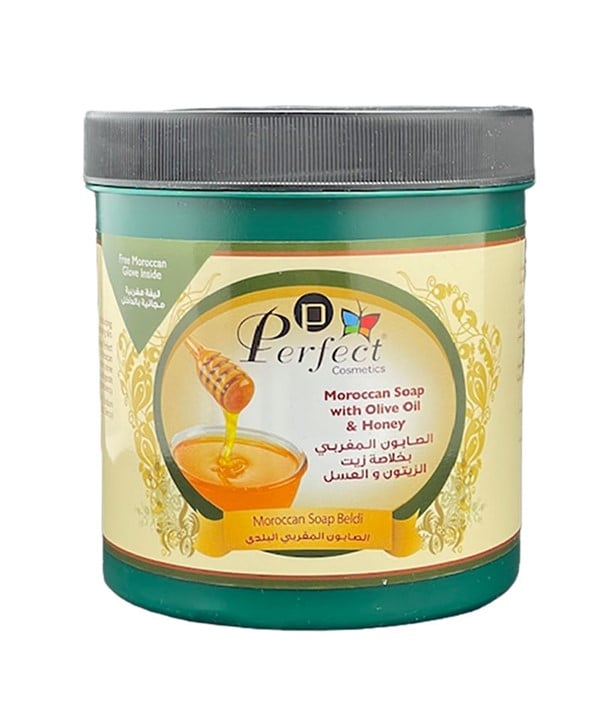 SAVON MAROCAIN NATUREL À L'HUILE D'OLIVE NATURELLE ET AU MIEL
