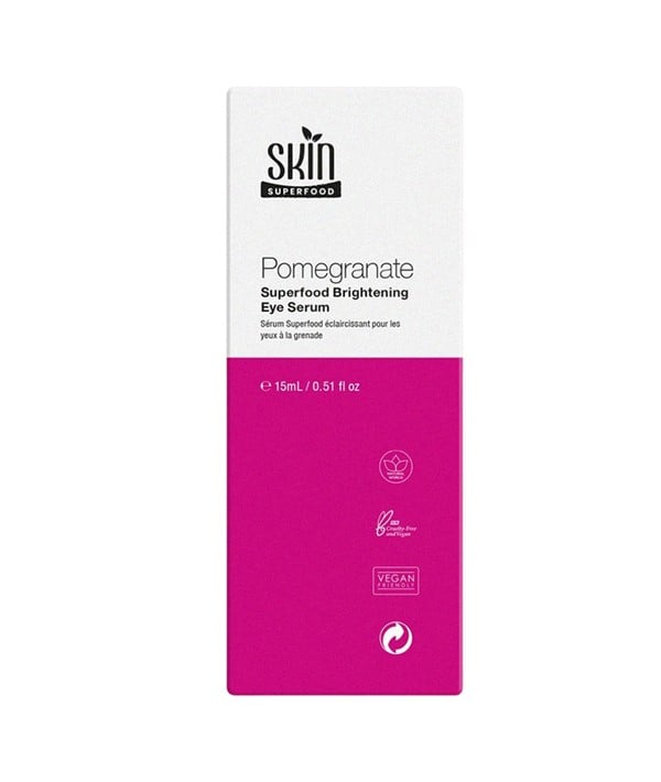 SÉRUM ÉCLAIRCISSANT POUR LES YEUX SUPERALIMENTAIRES À LA GRENADE