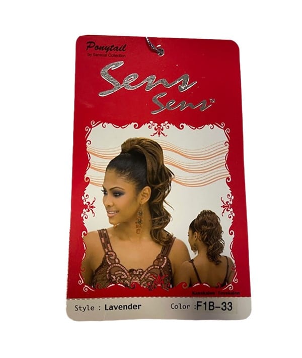 SENSSENS PONYTAIL LAVANDE CLIP ON 