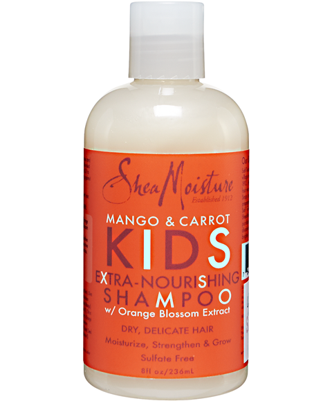 SHAMPOOING EXTRA NOURRISSANT POUR ENFANTS À LA MANGUE ET CAROTTE 