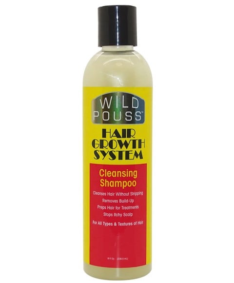 SHAMPOOING NETTOYANT POUR SYSTÈME DE CROISSANCE DES CHEVEUX WILD POUSS 