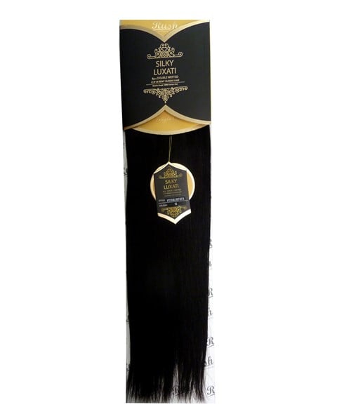 SILKY LUXATI 8PCS DOUBLE TRAME CLIP DANS LES CHEVEUX REMY 
