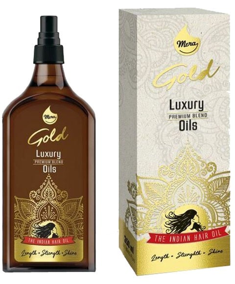 SPRAY D'HUILE DE MÉLANGE PREMIUM DE LUXE MERA GOLD