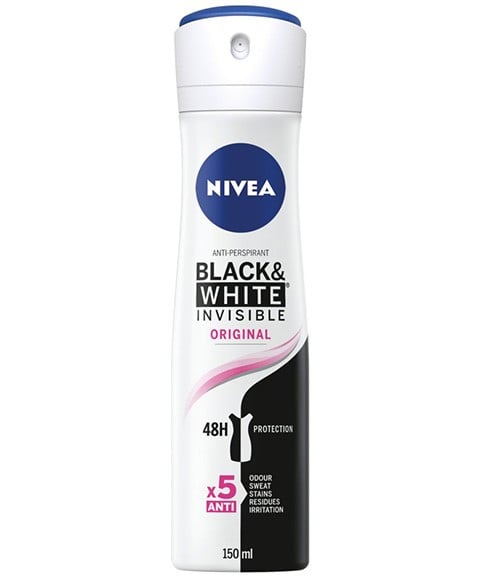 SPRAY DÉODORANT ORIGINAL INVISIBLE NIVEA NOIR ET BLANC