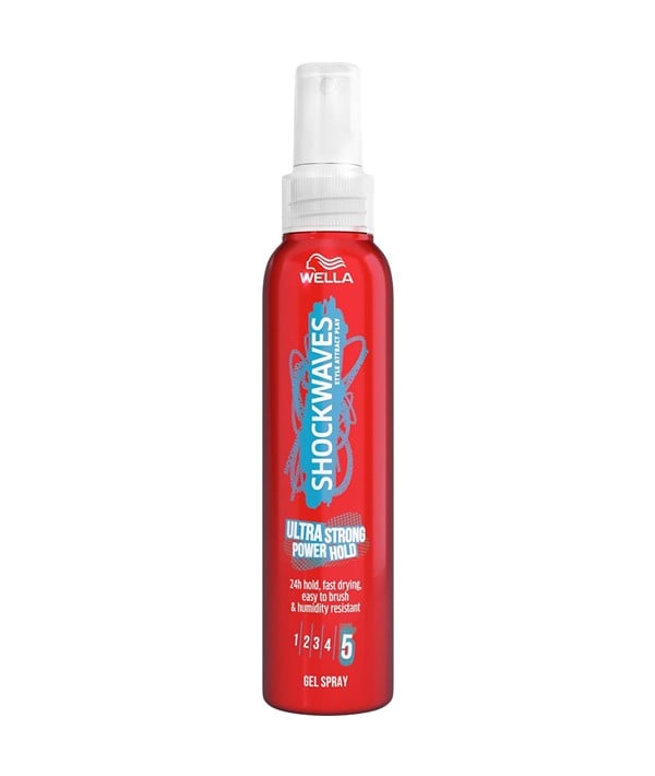 SPRAY GEL À TENUE À PUISSANCE ULTRA FORTE SHOCKWAVES