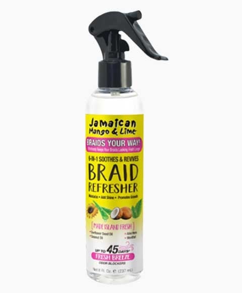 SPRAY RAFRAÎCHISSANT POUR TRESSE 6 EN 1 JAMAICAN MANGUE ET LIME