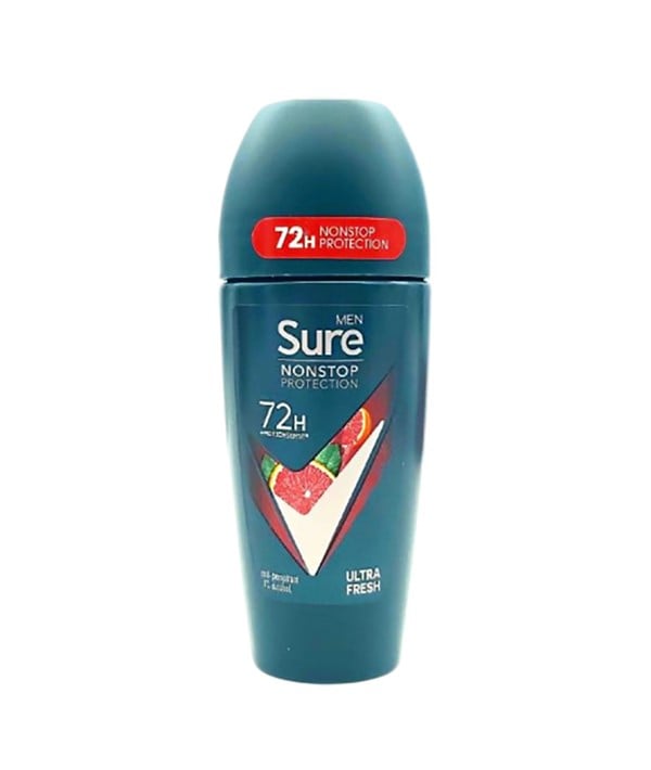SURE MEN NONSTOP 72H PROTECTION ANTI-TRANSPIRANT ROLL ON UL