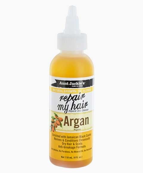 TANTE JACKIES RÉPARE MES CHEVEUX AVEC DE L'HUILE D'ARGAN 