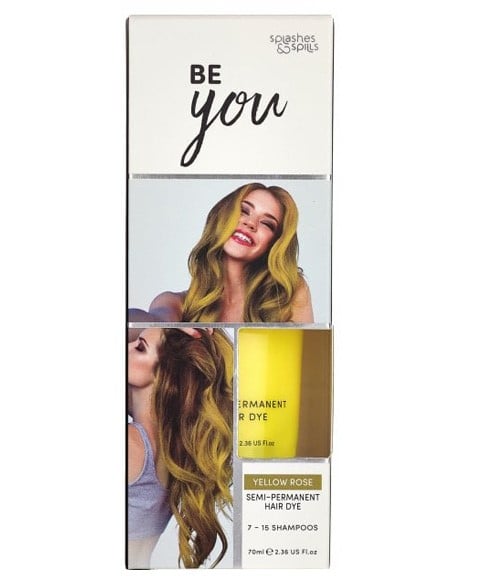 Teinture capillaire semi-permanente BE YOU YELLOW ROSE 