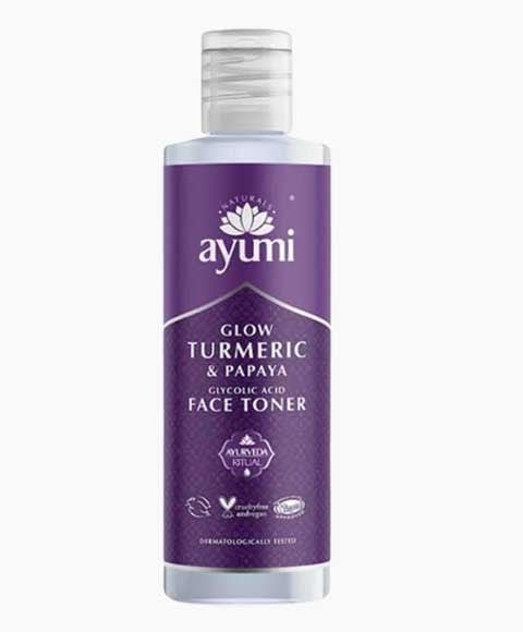 TONIQUE POUR LE VISAGE AU CURCUMA ET À LA PAPAYE AYUMI GLOW