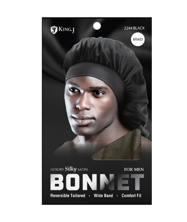 TRESSE DE BONNET EN SATIN SOYEUX DE LUXE POUR HOMMES 2244 