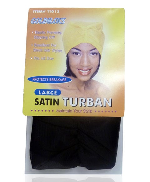 TURBAN EN SATIN GOLDILOXS 