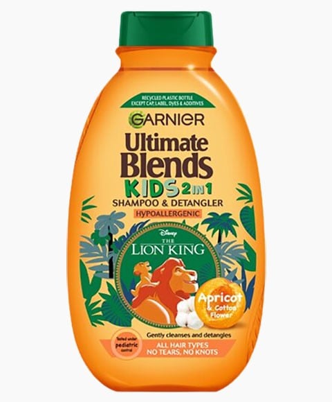 ULTIMATE BLENDS KIDS SHAMPOOING ET DÉMÊLANT 2 EN 1 À L'ABRICOT
