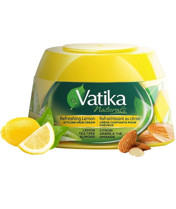 VATIKA NATURALS CREME COIFFANTE À L'ARBRE À THÉ AU CITRON ET AUX AMANDES