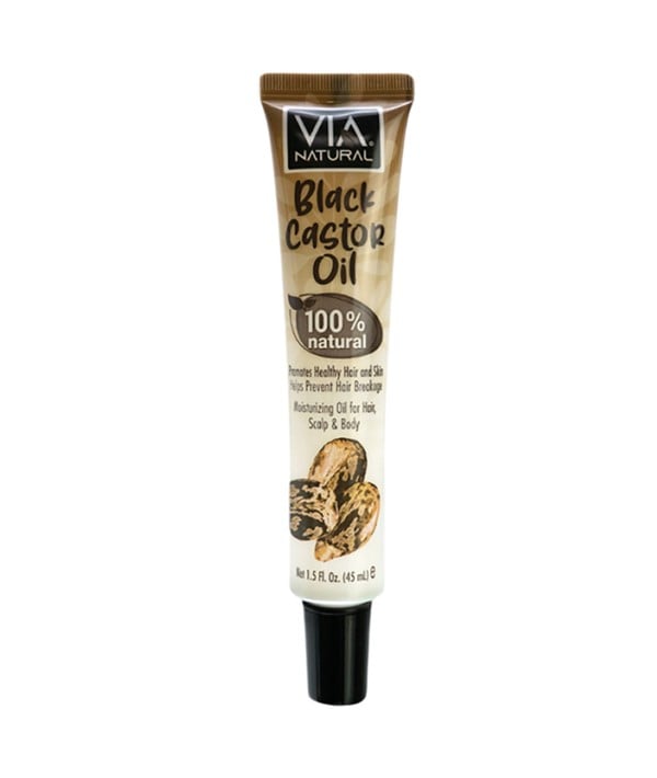 VIA L'HUILE DE RICIN NOIRE NATURELLE 