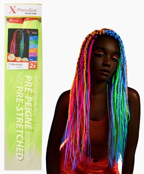X PRESSION ULTRAVIOLET PRE ÉTIRÉ ULTRA TRESSE 